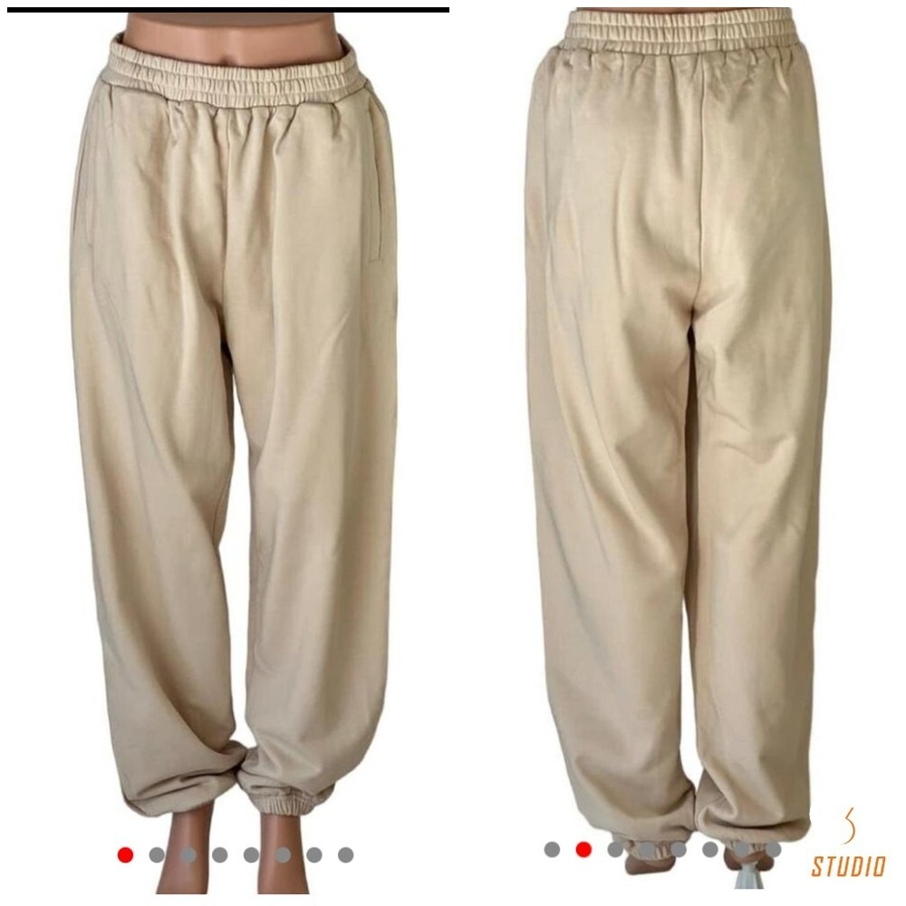 Naked Wardrobe size M make you sweat oversized sweatpants in nude NEW‎ in bag